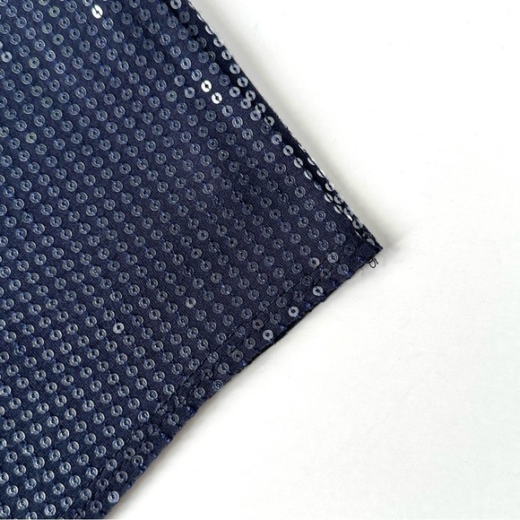 Bailey 44 Blue Sequin Mini Skirt Metallic Mermaidcore Party Festival Fashion XS - Picture 5 of 11